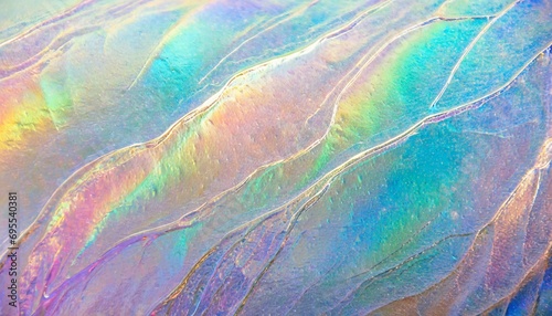 abstract pastel rainbow iridescent pearlescent texture background