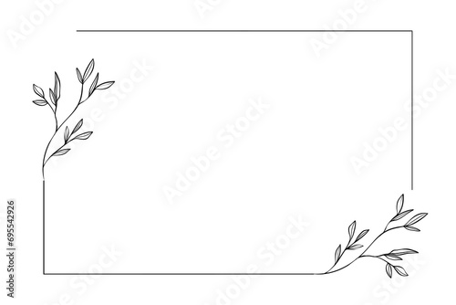 Simple Rectangle border without background
