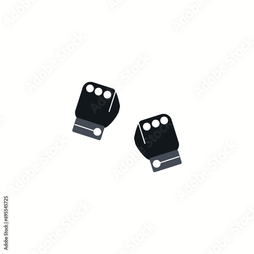 Boxing gloves Equipment for fight Vector