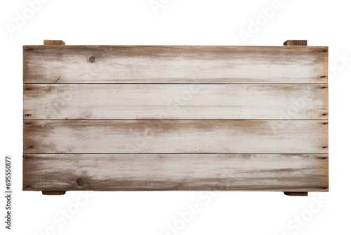 Crafted Wooden Board Isolation on a transparent background