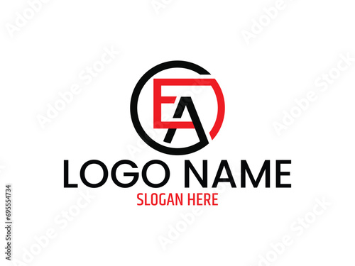 AE letter logo vector template