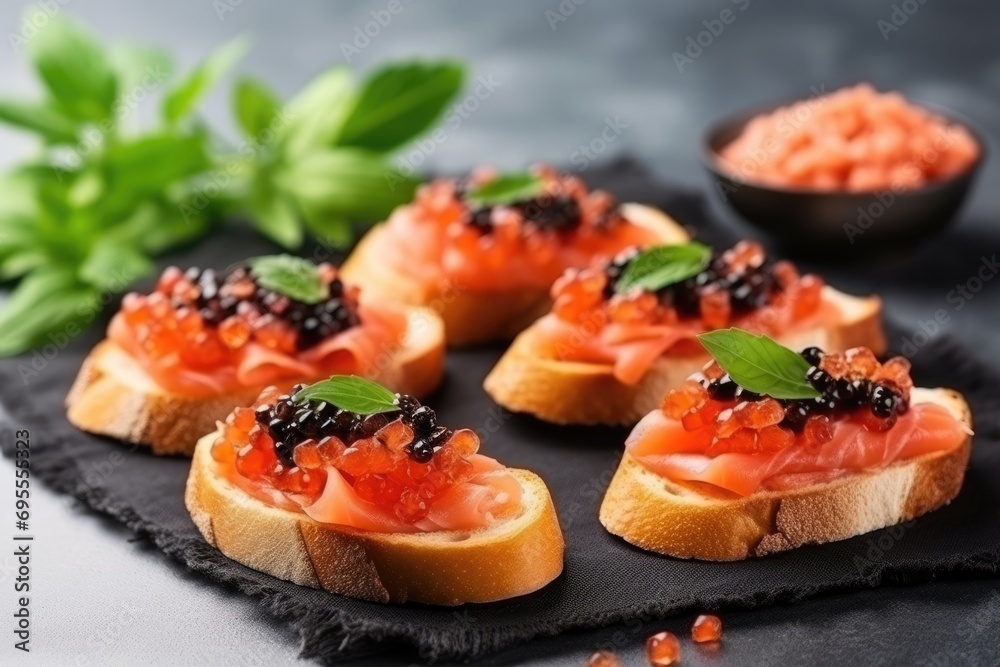 Black and Red fish caviar background. Holiday Party Appetizer, Slavic core concept. For postcard, banner, wallpaper, backdrop, web, card, poster, cover, print. Copy space. Black and Red fish caviar background. Holiday Party Appetizer, Slavic core concept. For postcard, banner, wallpaper, backdrop, web, card, poster, cover, print. Copy space.