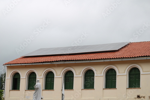 Placa fotovoltaica para captação de energia solar - Mosteiro dos Jesuítas photo