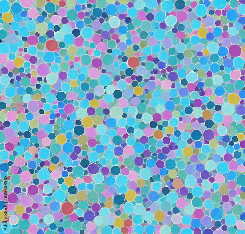 Colorful background with circles and dots,  abstract template, wallpaper