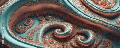 a computer generated image of a swirl