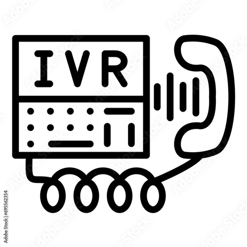 IVR System Icon Style