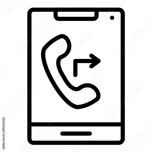Outbound Calls Icon Style