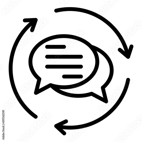 Feedback Loop Icon Style