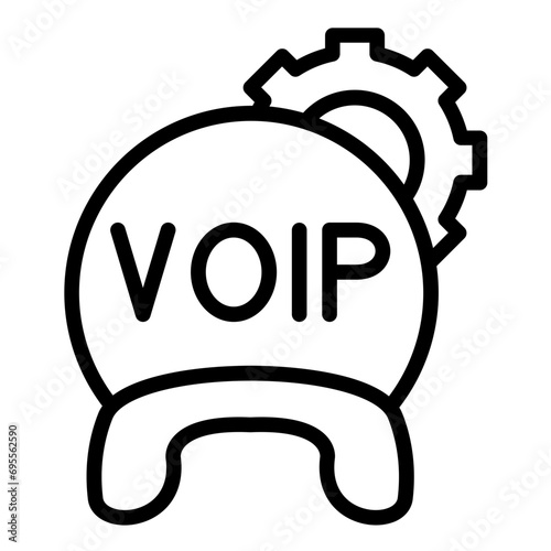 VoIP Service Icon Style