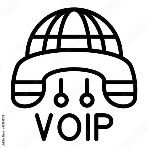 VoIP Service Icon Style