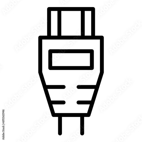 HDMI Cable Icon Style