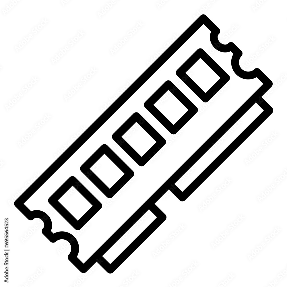 Registered RAM Icon Style Registered RAM Icon Style