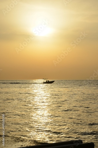 boat on the sea