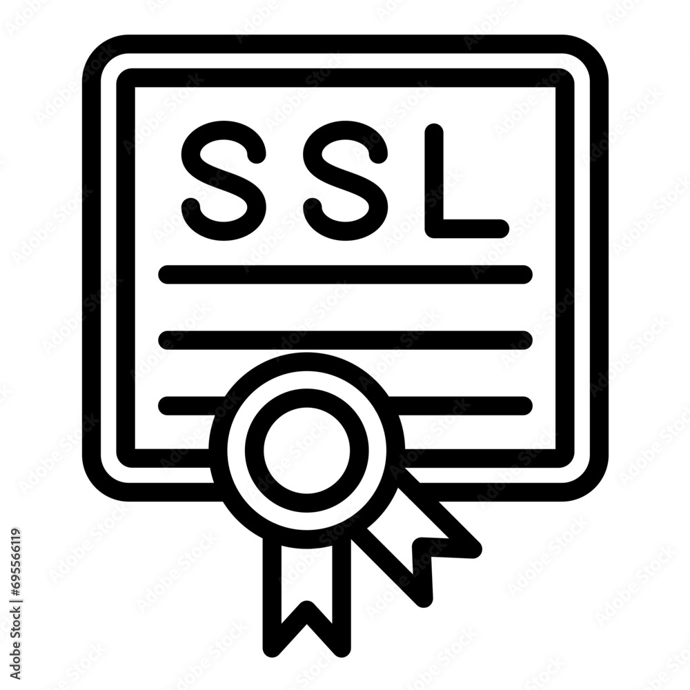 SSL Certificate Icon Style SSL Certificate Icon Style