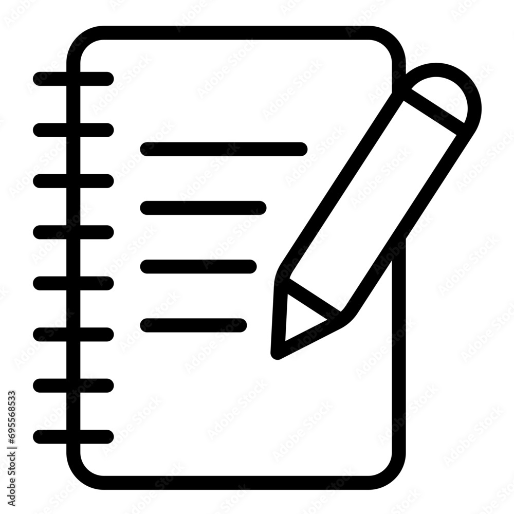 Notebook Icon Style Notebook Icon Style