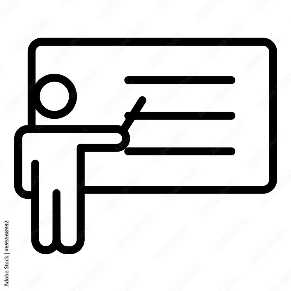 Teacher Education Icon Style Teacher Education Icon Style