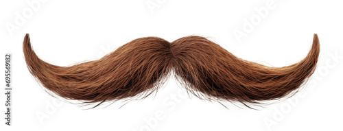 Mustache isolated on transparent Background