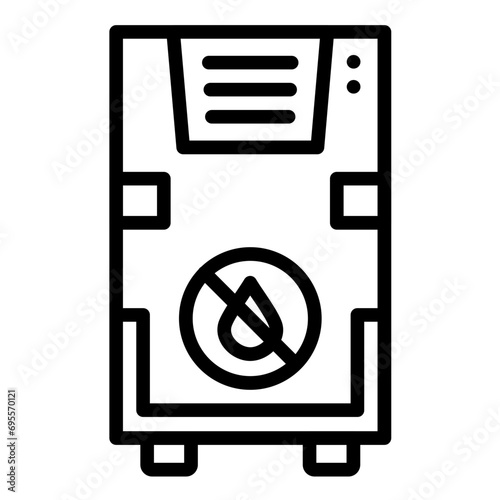 Dehumidifier Icon Style
