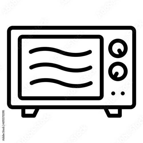 Convection microwave Icon Style