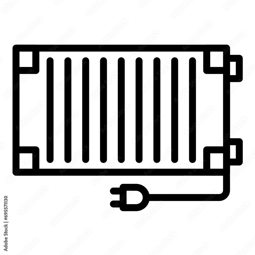 Radiator Heater Icon Style Radiator Heater Icon Style