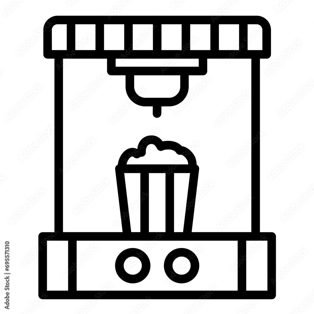 Popcorn Patch Icon Style Popcorn Patch Icon Style