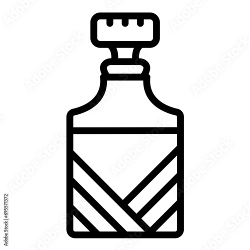 Wine Decanter Icon Style