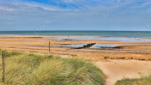 Quadro su tela Gold & Juno Beaches, Normandy, France