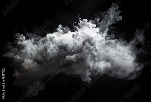 Smoky Steam or Foggy Steam Generative AI photo