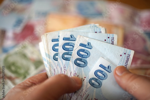 Turkish lira, Turkish money photo