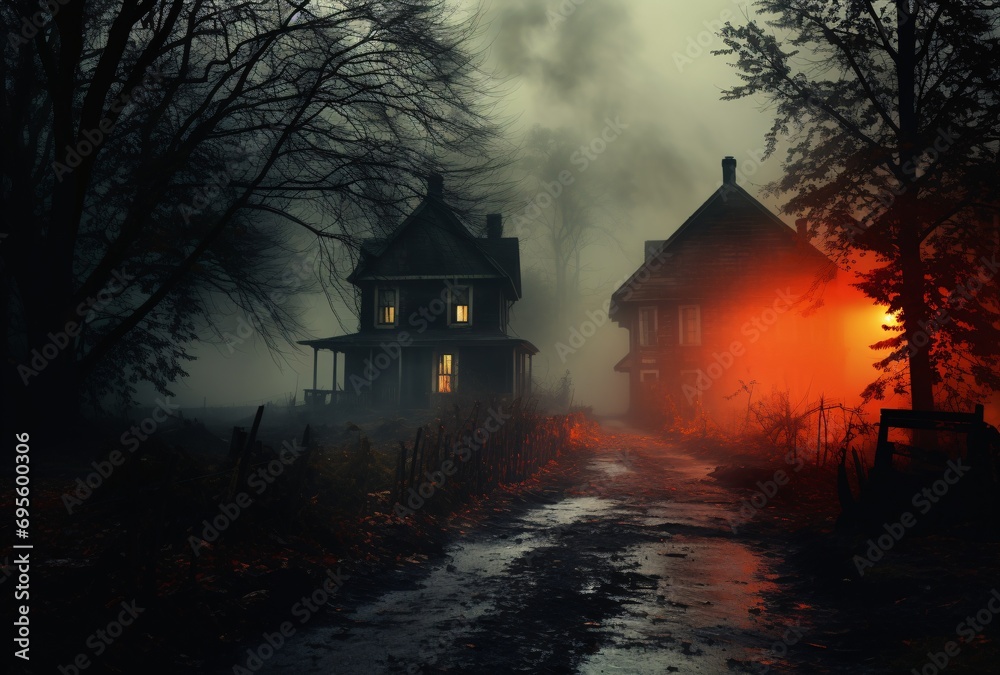 Haunted House or Ghostly Homes Generative AI