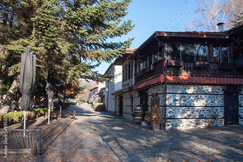 Ancient residential quarter Varosha in Blagoevgrad, Bulgaria photo