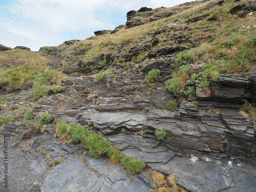 Boscastle - ein Küstenort in der Gemeinde Forrabury im Norden der englischen Grafschaft Cornwall an der Atlantikküste. Der Ort liegt in einem schmalen Tal an der Mündung der Flüsse Jordan, Valency und photo