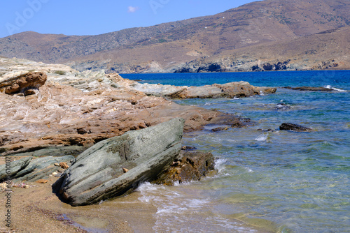Kavalourko Beach near Panormos village photo