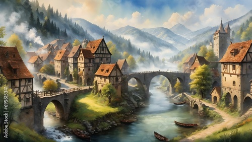 Digital Artwork, Wallpaper, Fantasy, AI Art, Background