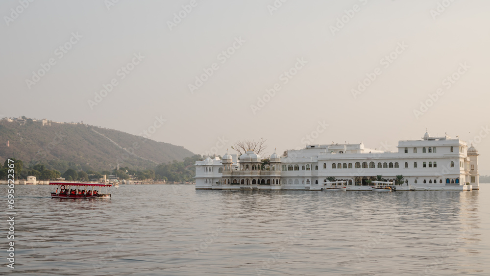 City Palace and Pichola Lake in Udaipur, India