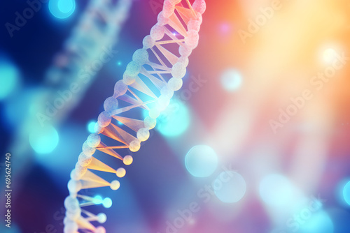 Molekulare Meisterwerke: Wissenschaftliche Illustration der faszinierenden DNA/RNA-Struktur