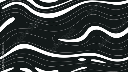 Abstract linear background. Abstract background with cute wavy line pattern. Grunge texture. Pattern with wavy lines. Texture. Seamless.
