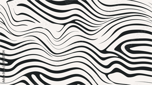 Modern design. Psychedelic pattern. Abstract pattern. Grunge texture. Vector illustration. Background brush pattern. Seamless. © Alexsander