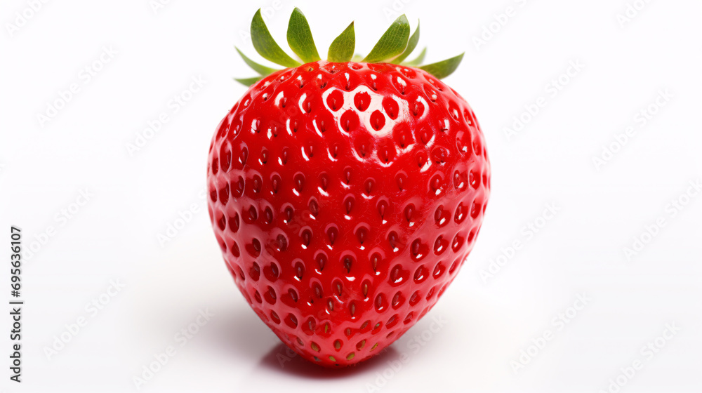 Strawberry isolated on white.