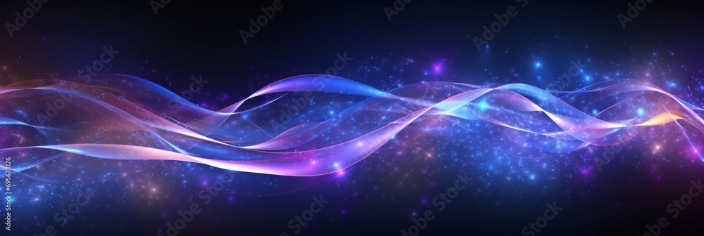 Digital electric shine. Abstract background