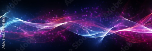 Digital electric shine. Abstract background
