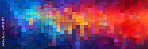 Colorful pixel abstract background with bright patterns