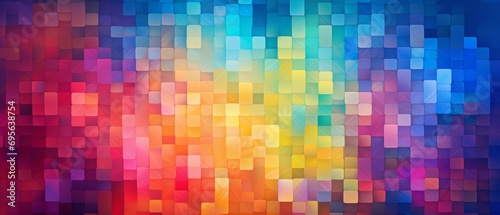 Colorful pixel abstract background with bright patterns