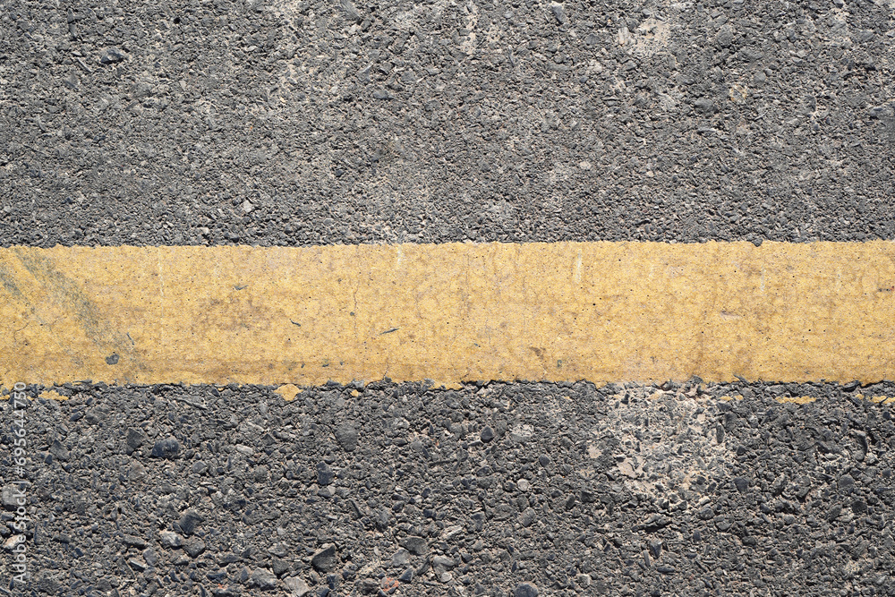 Fototapeta premium yellow lines on the road