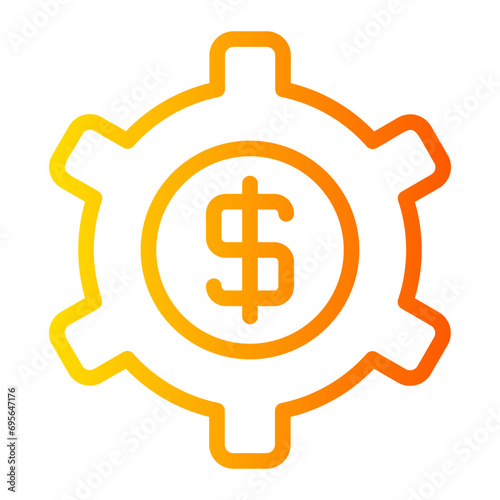 development gradient icon