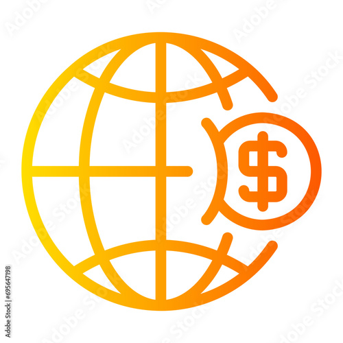 investment gradient icon