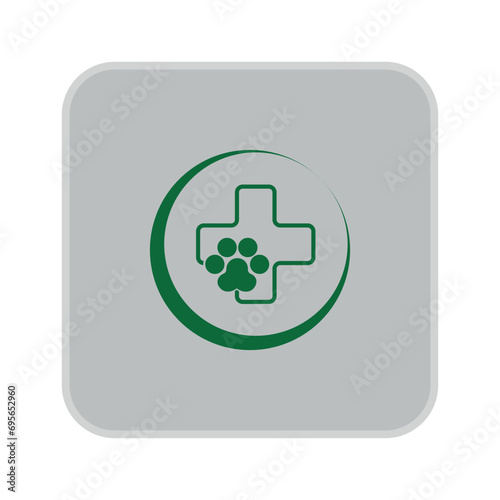 Clinic Pet Logo Icon