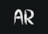 AR letter logo desigen and initial logo desigen