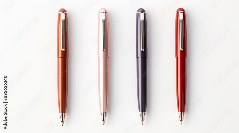 a row of pens sitting next to each other a row of pens sitting next to each other