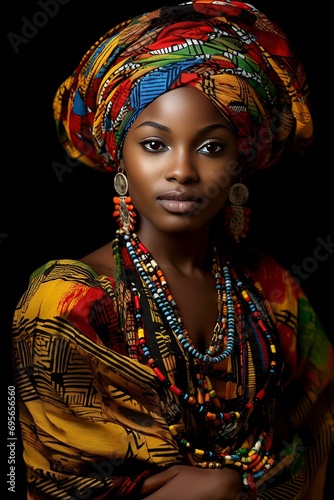 Enchanting Presence: African Beauty in Focus